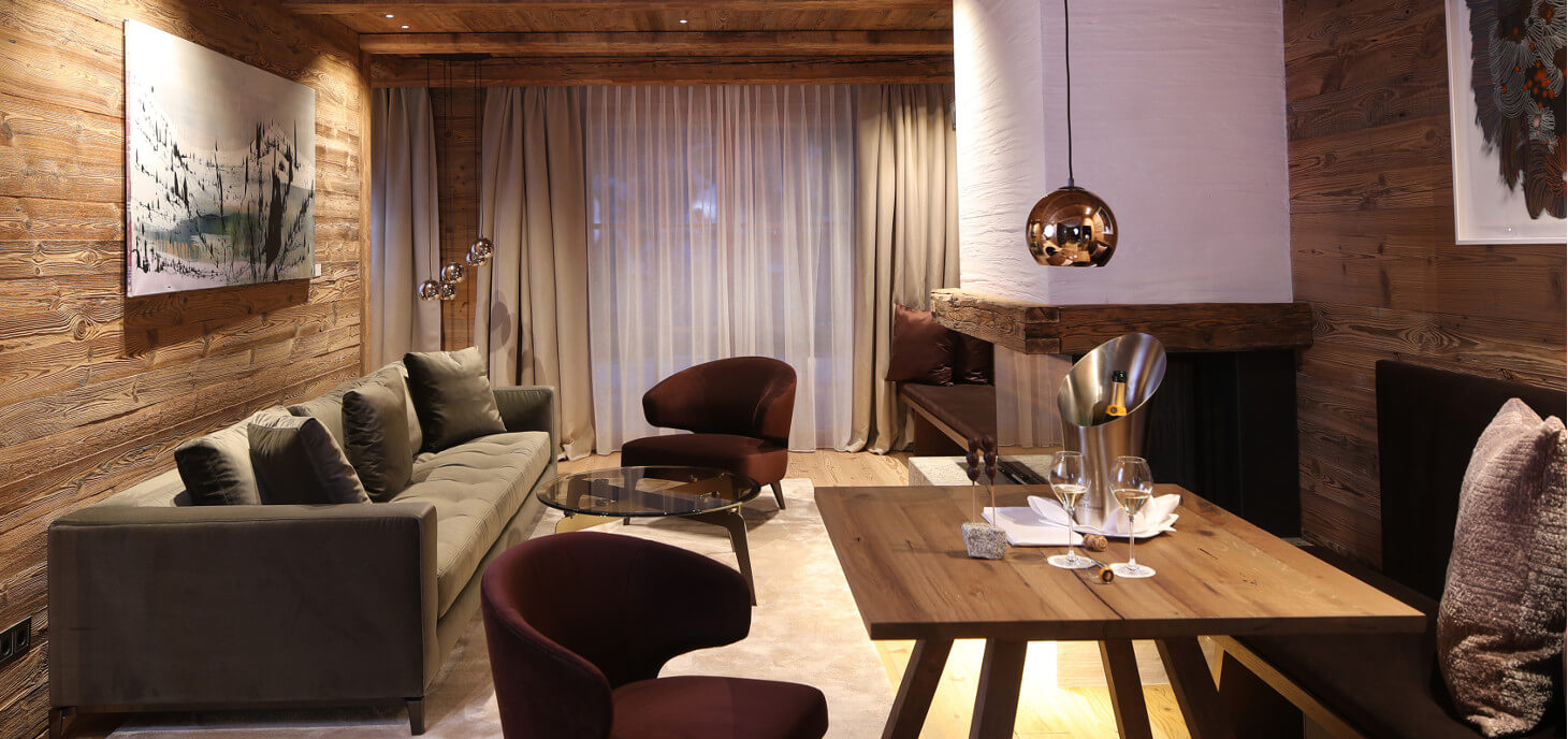 Wohnraum Suite im Severin*s – The Alpine Retreat in Lech am Arlberg