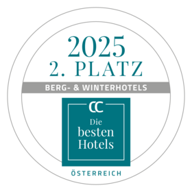 Auszeichnung: Hotel Severin*s in Lech, 2. Platz 2024, Berg- und Winterhotels, Österreich.