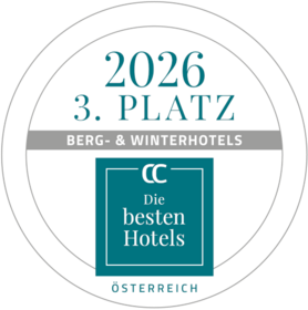 Auszeichnung: Hotel Severin*s in Lech, 2. Platz 2024, Berg- und Winterhotels, Österreich.