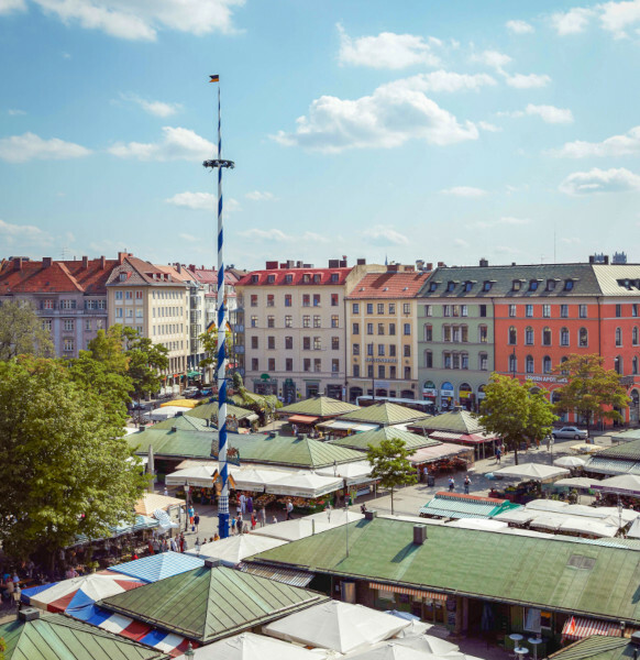 Viktualienmarkt in München