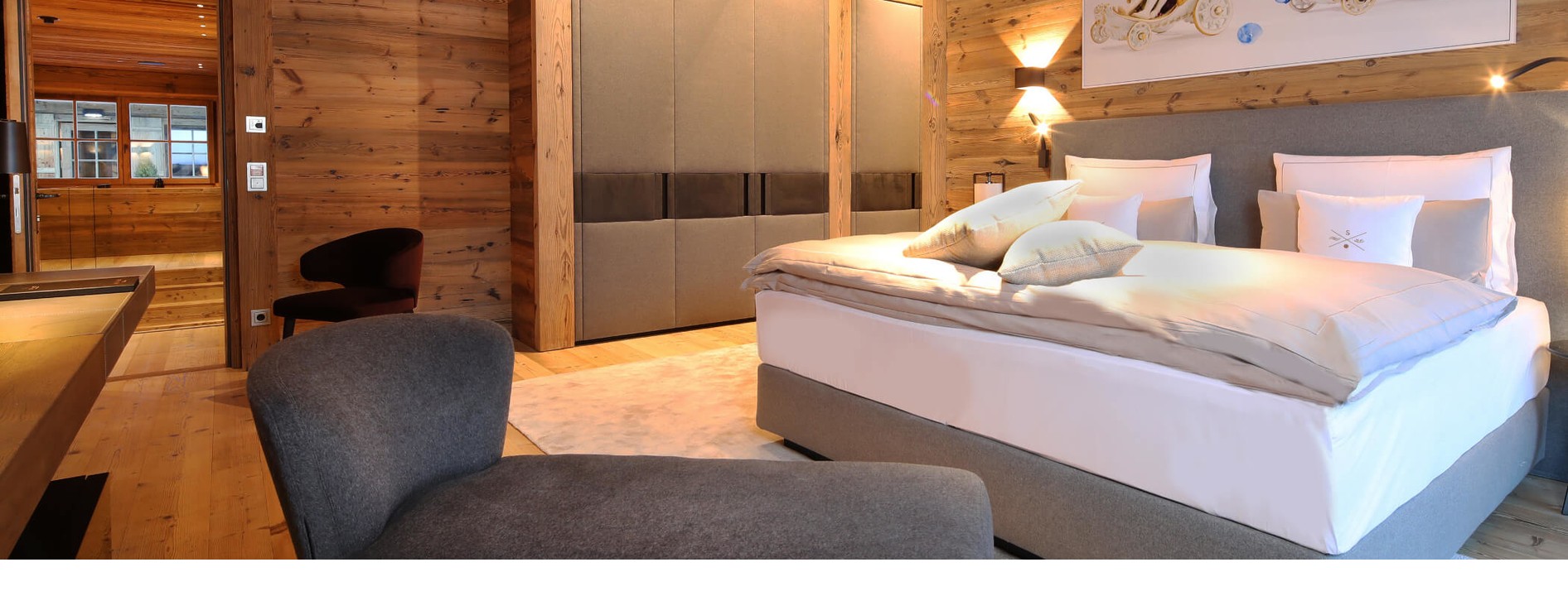 Schlafzimmer in der Residence im Severin*s – The Alpine Retreat in Lech