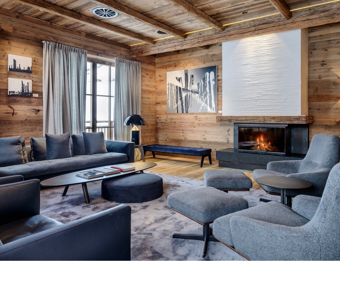Lounge Hotelbar im Severins Hotel in Lech