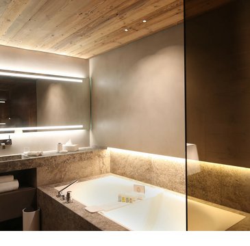 Badezimmer der Severin*s – The Alpine Retreat Senior Suite